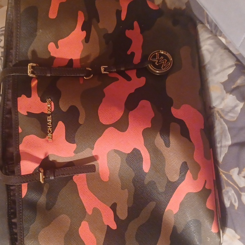 Camo MK tote bag